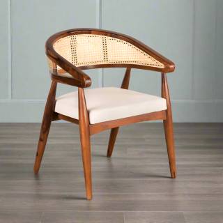 Photo of a wooden and cane accent chair for an assembly job in WEST YORKSHIRE, LS22